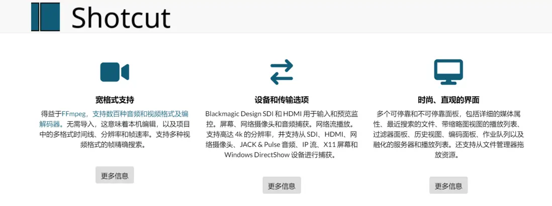 Shotcut：免费且开源的优质视频剪辑工具